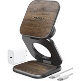 Foldable 3-In-1 Travel Charger