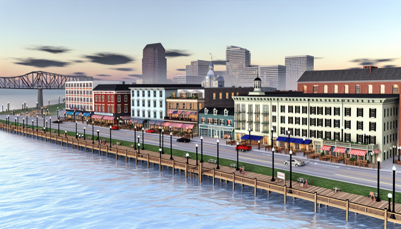 Newport and Covington Kentucky waterfront