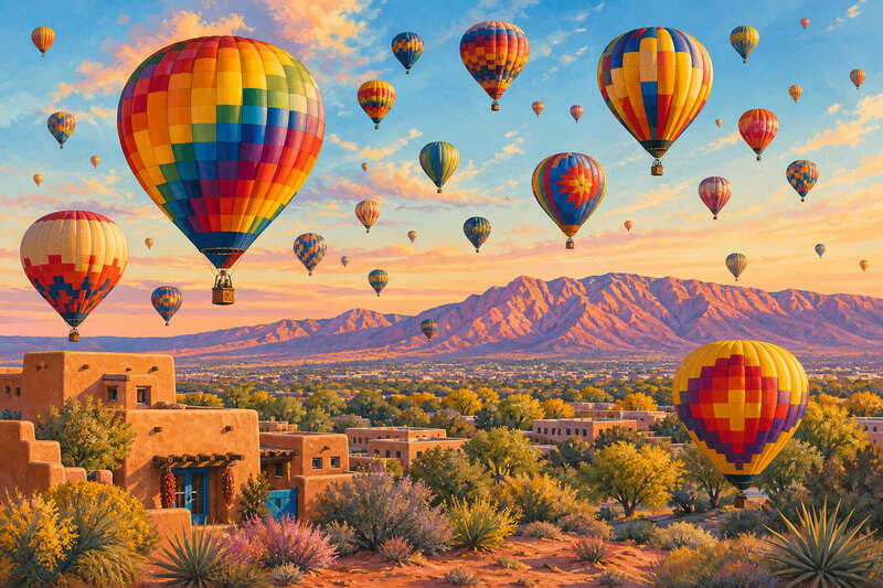Build a morning around Balloon Fiesta