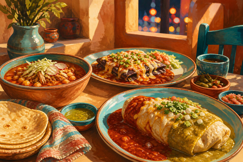 Follow the city through chile and breakfast