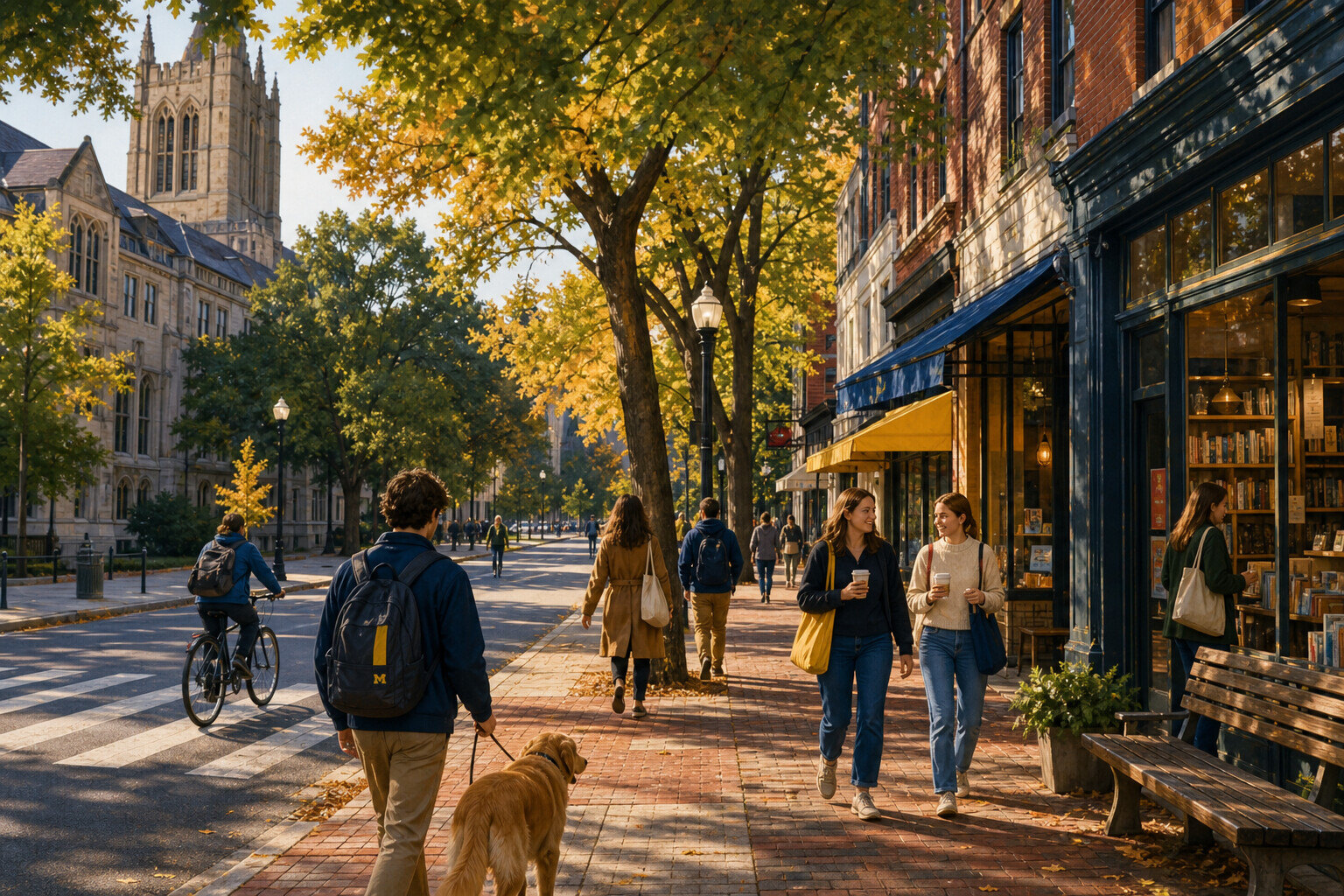 Ann Arbor itinerary scene