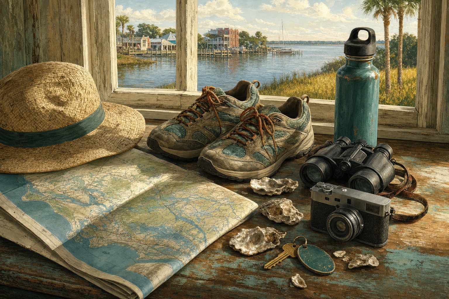 Apalachicola itinerary scene