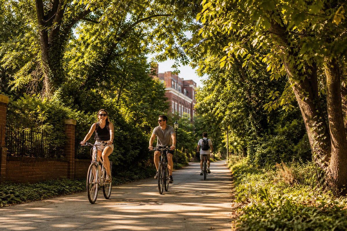 Firefly Trail passing through Athens Georgia