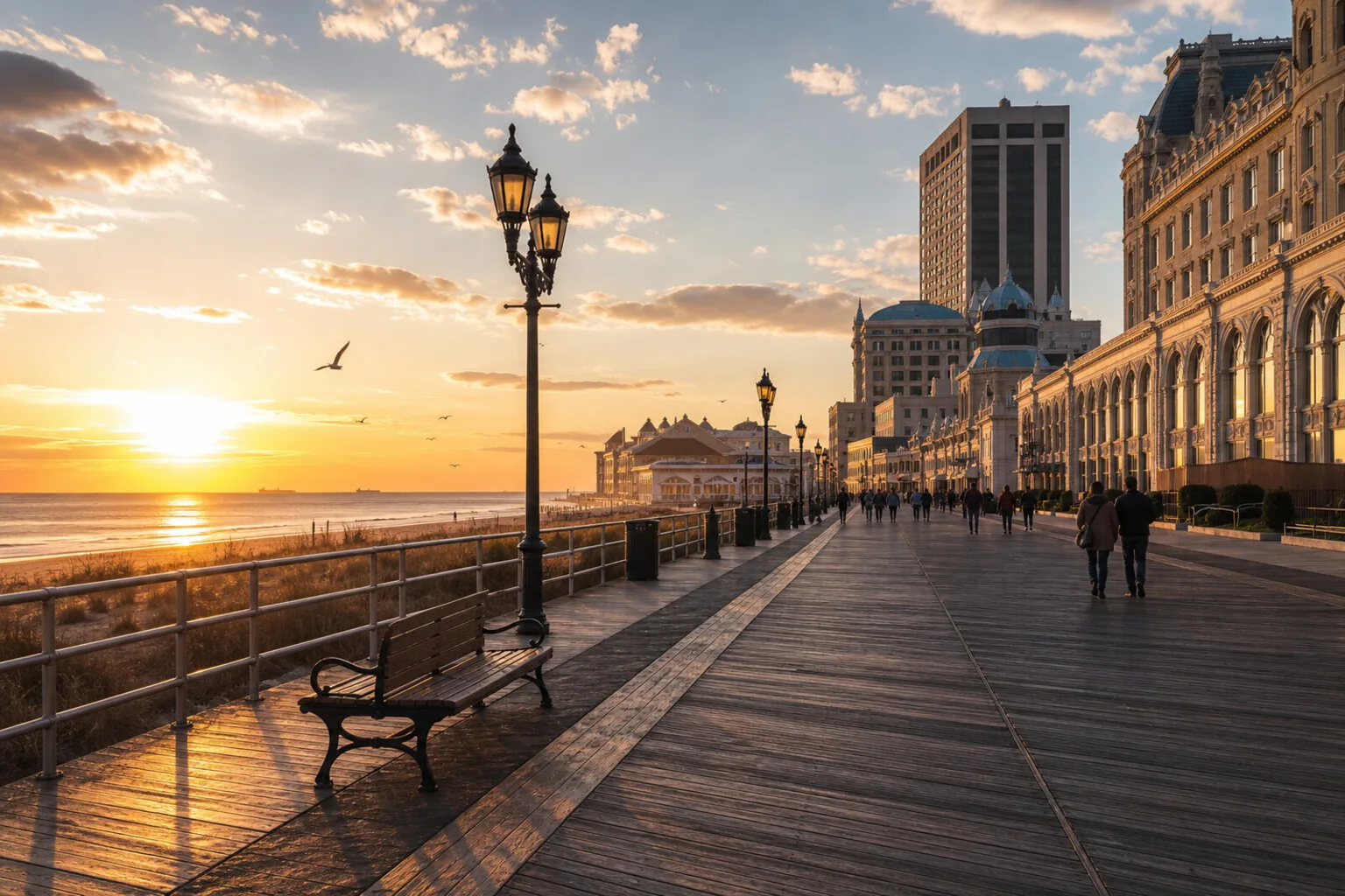Atlantic City weekend scene