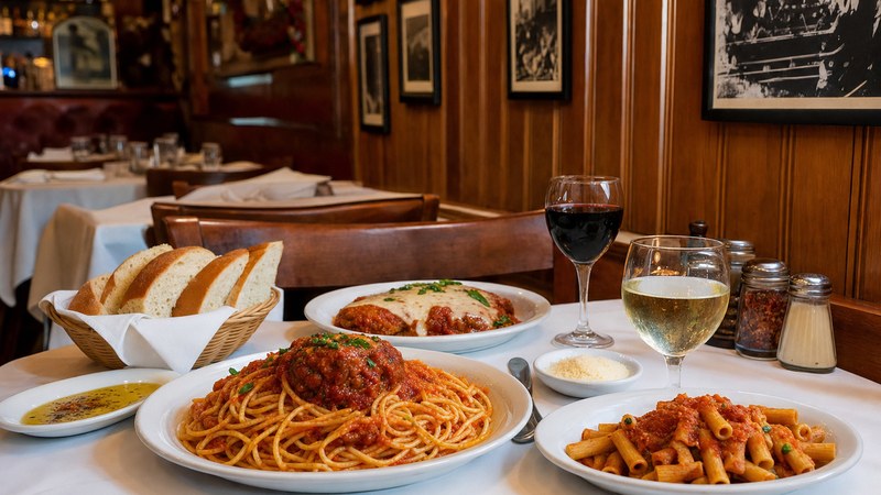Old-school Italian-American dinner in Atlantic City
