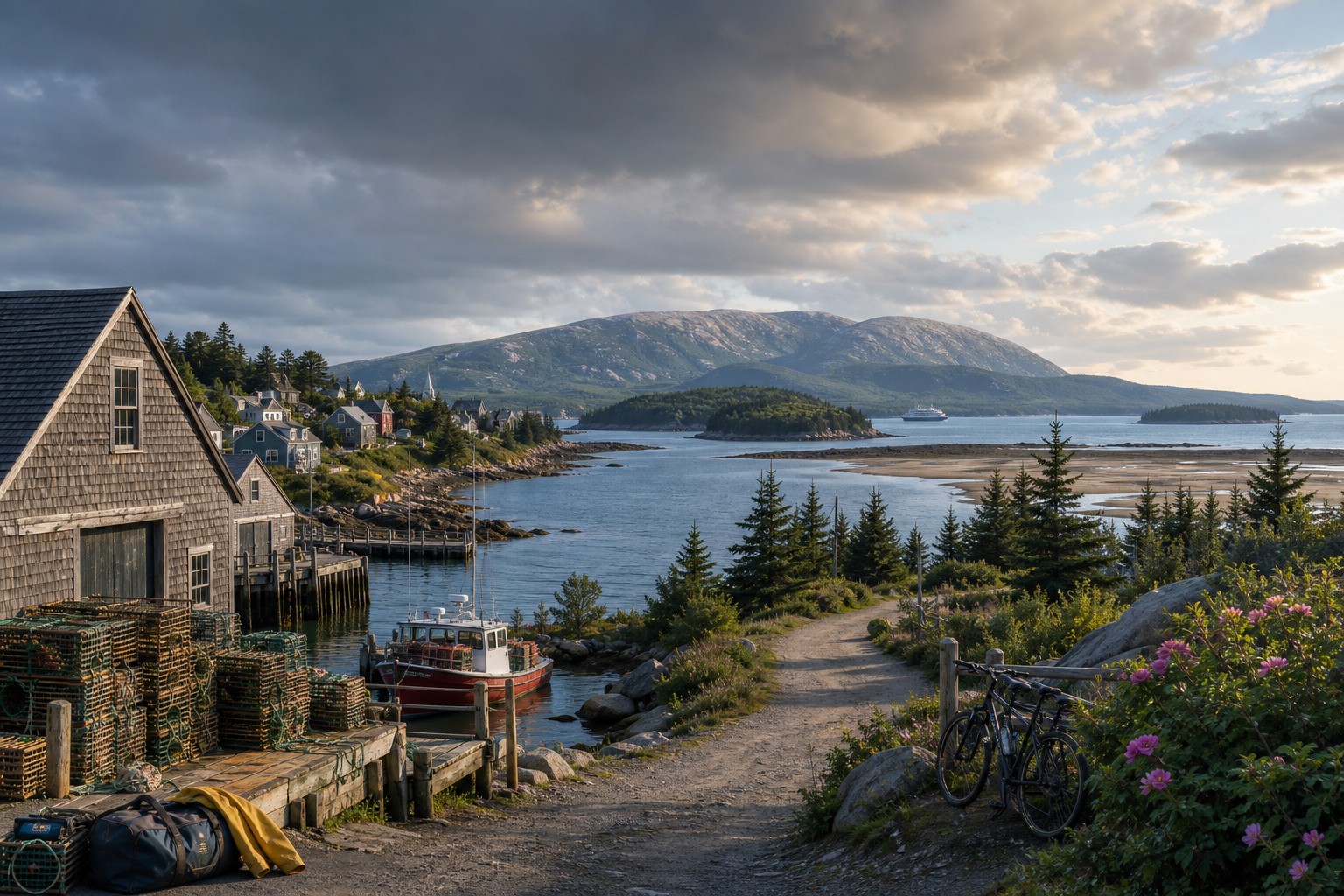 Bar Harbor itinerary scene