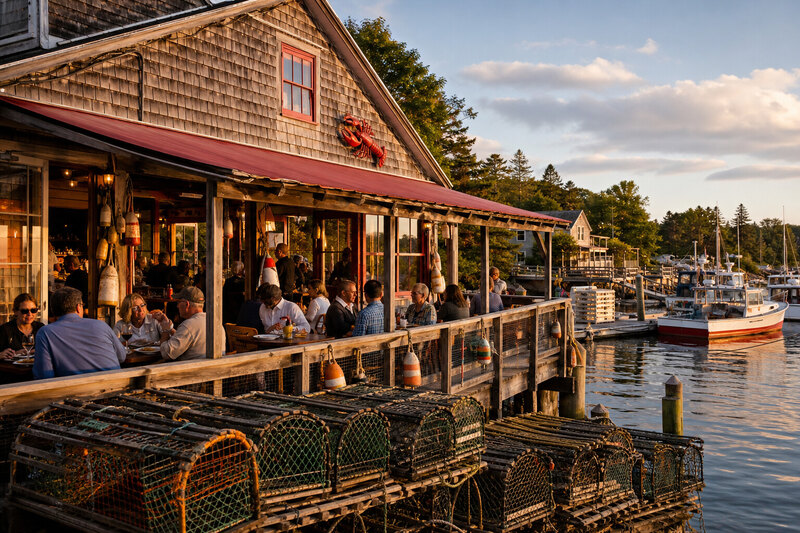 Stewman's Lobster Pound on the Bar Harbor waterfront