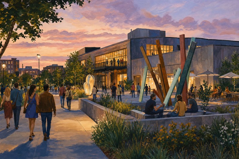 The Momentary contemporary arts space in Bentonville