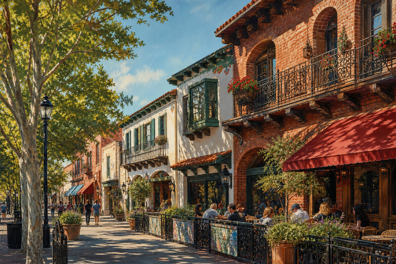 Grove Street on Boise's Basque Block