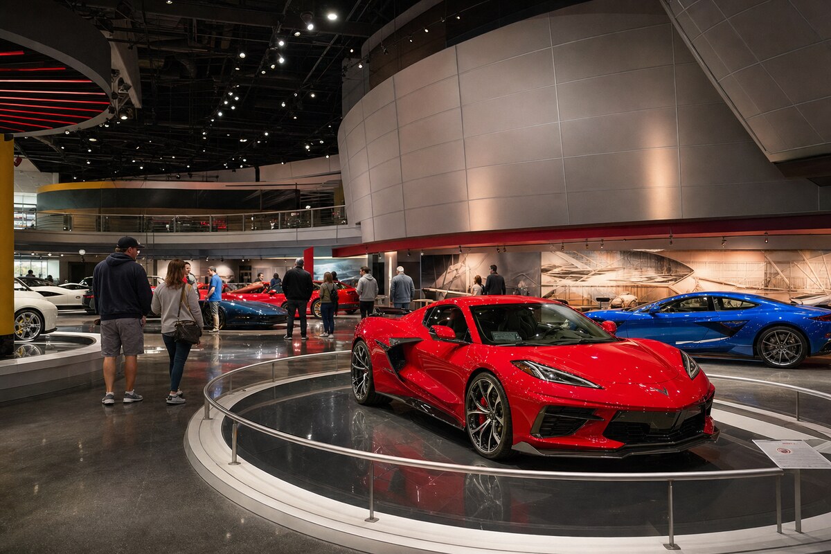 Corvette museum gallery in Bowling Green