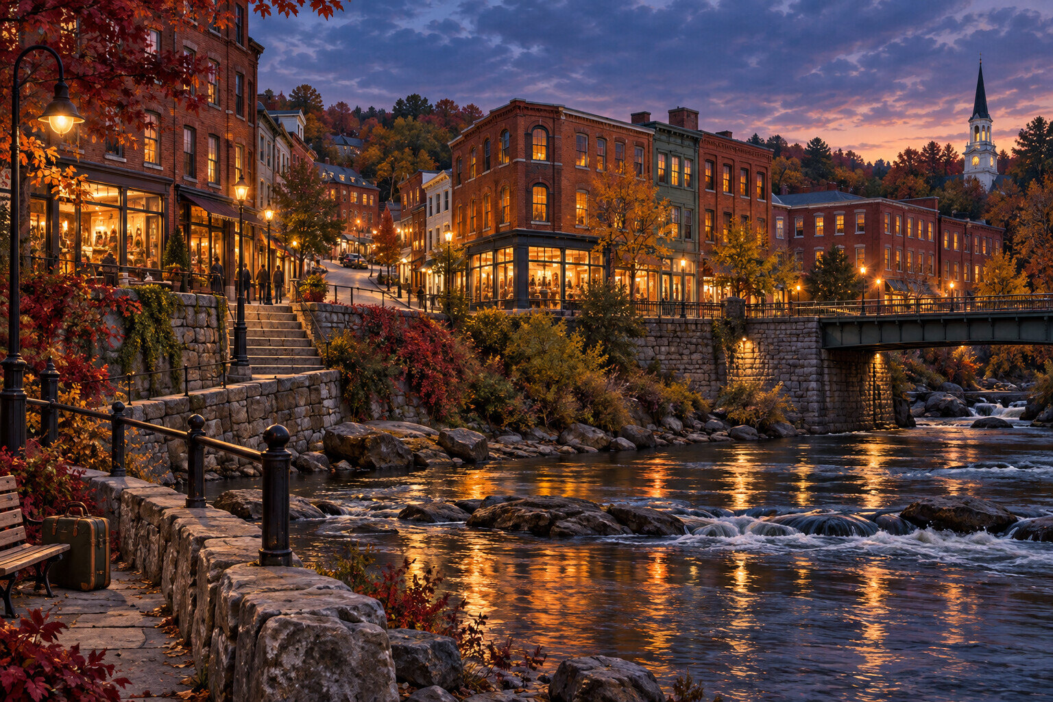 Brattleboro itinerary scene