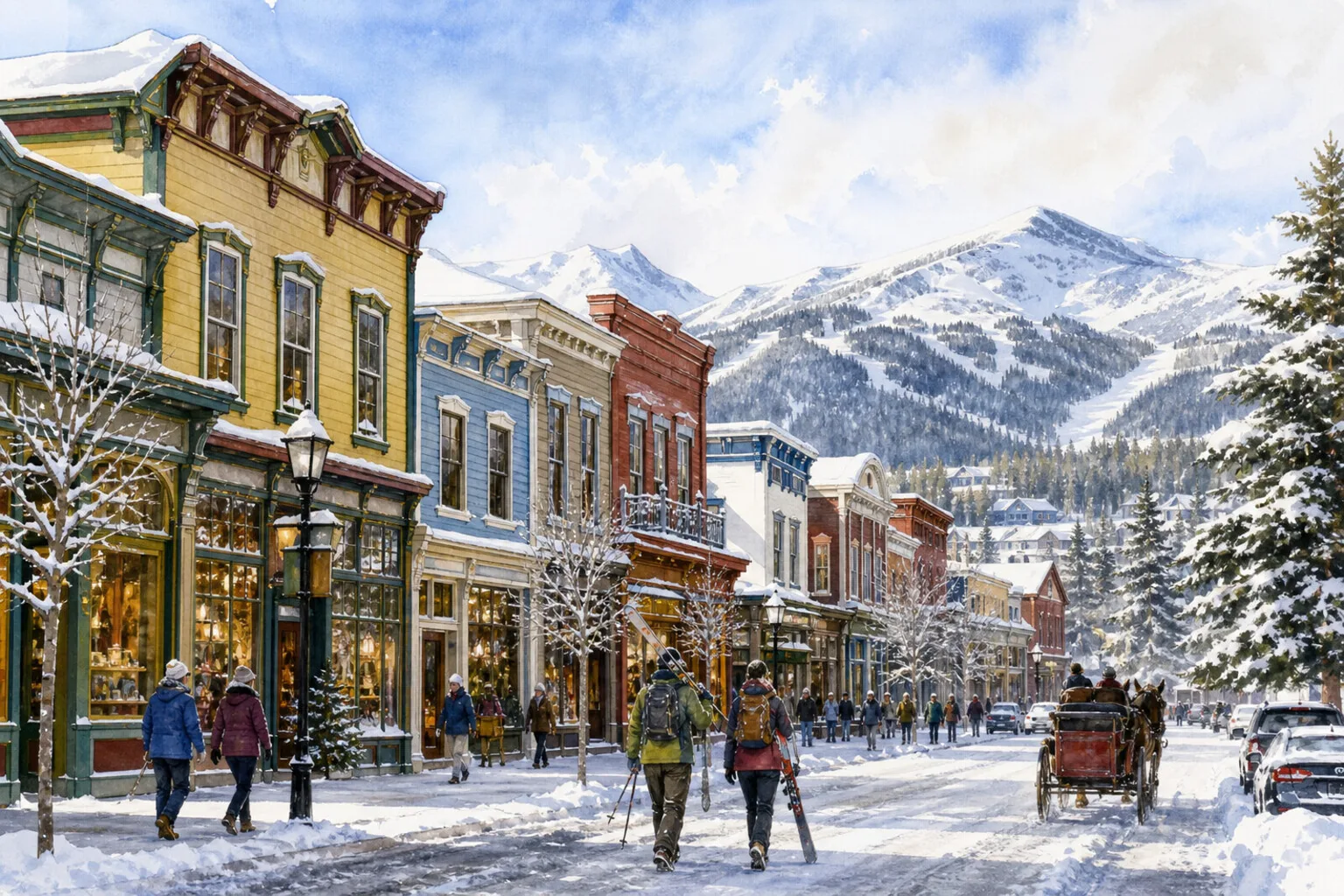 Breckenridge weekend scene