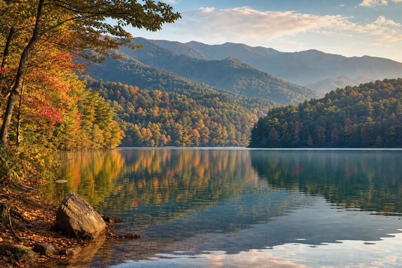 Fontana Lake daylight