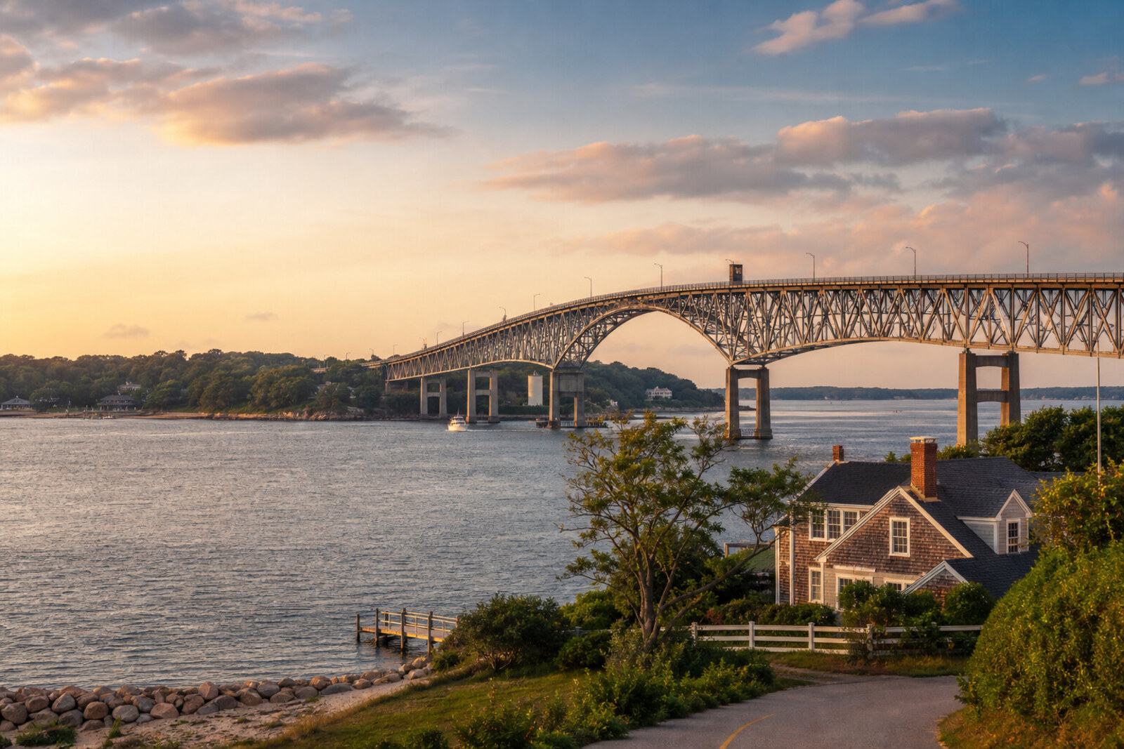 Sagamore Bridge approach to Cape Cod