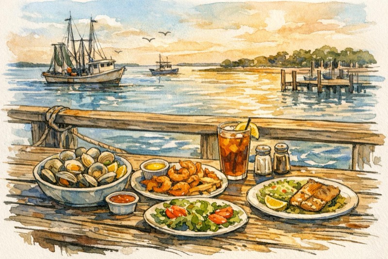 Cedar Key seafood restaurant