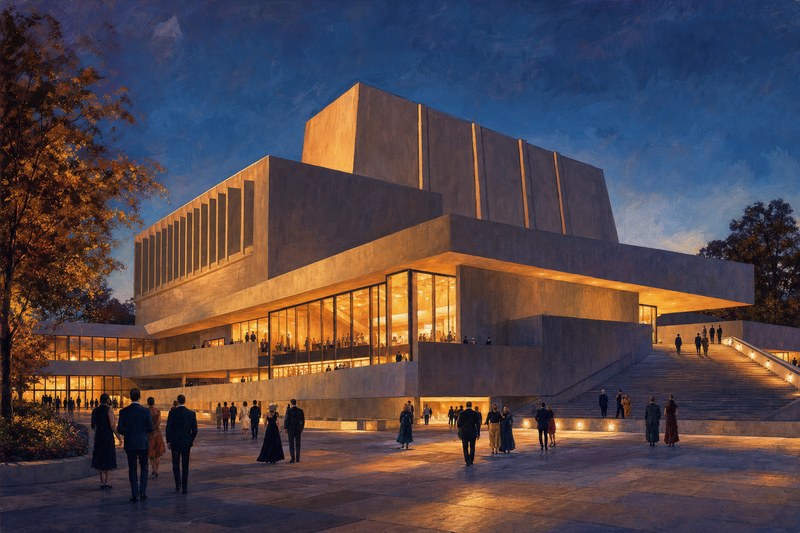 Krannert Center adds modernist architecture and live performance