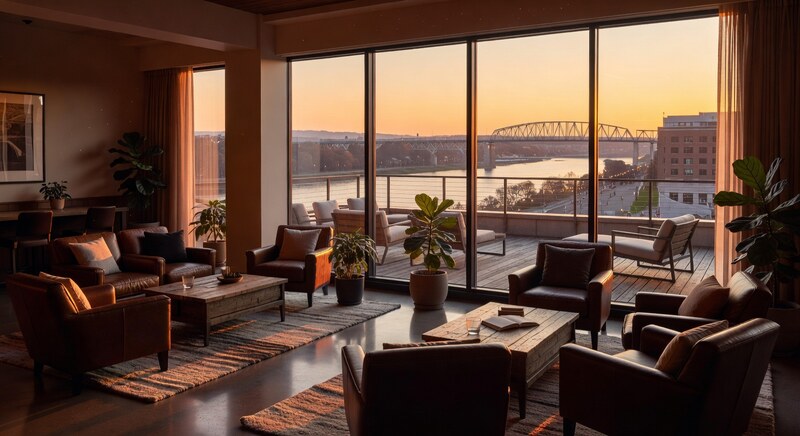 Downtown Chattanooga hotel weekend scene