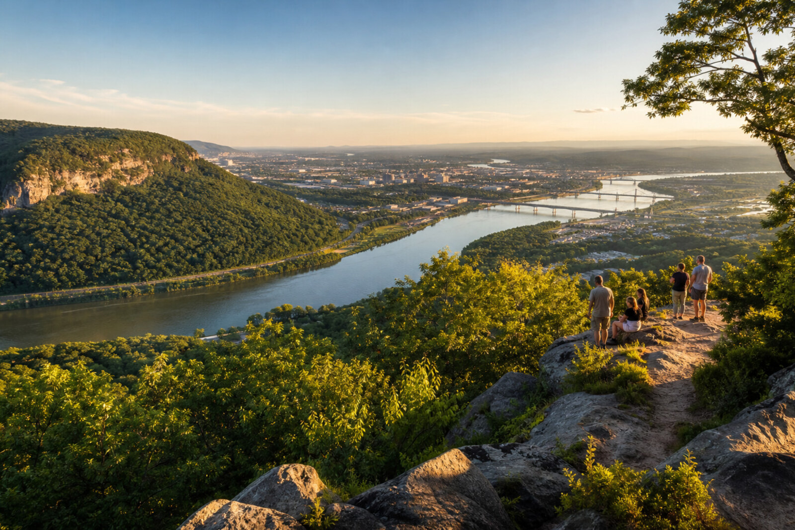 Lookout Mountain overlook near Chattanooga