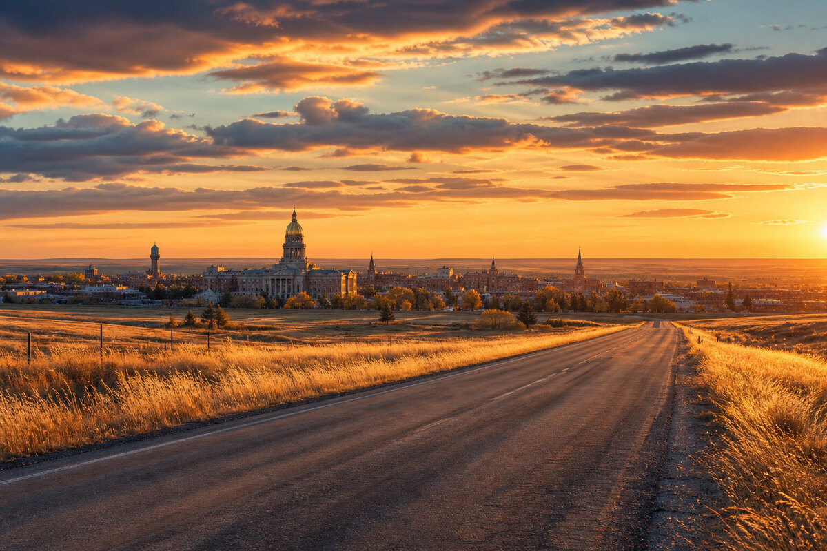High-plains approach to Cheyenne lodging
