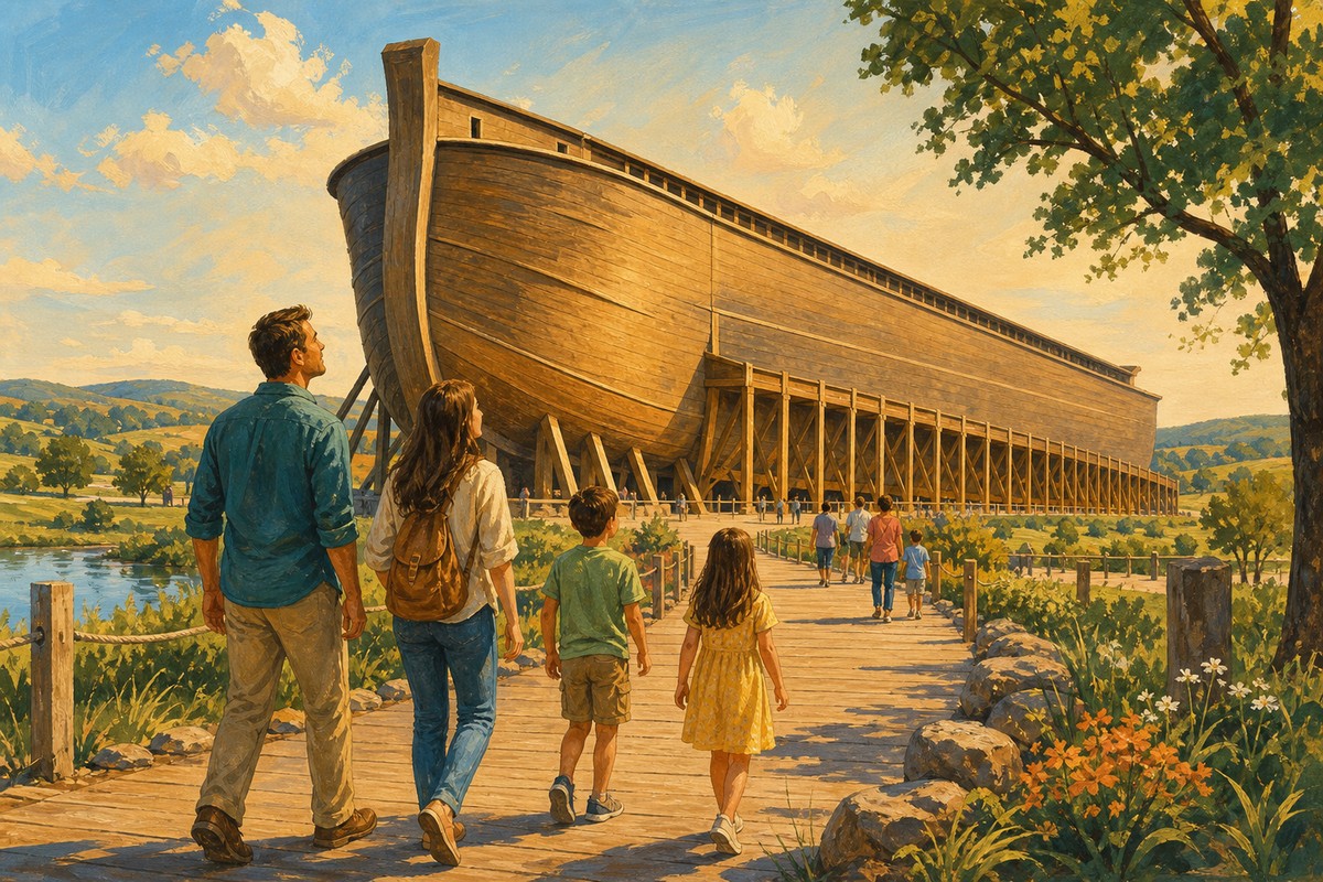 Family approach to the Ark Encounter attraction in Kentucky