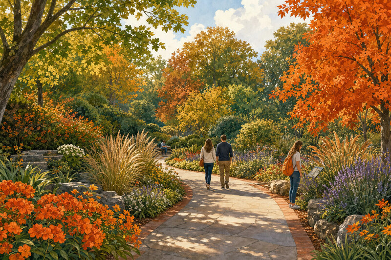 Path through the South Carolina Botanical Garden