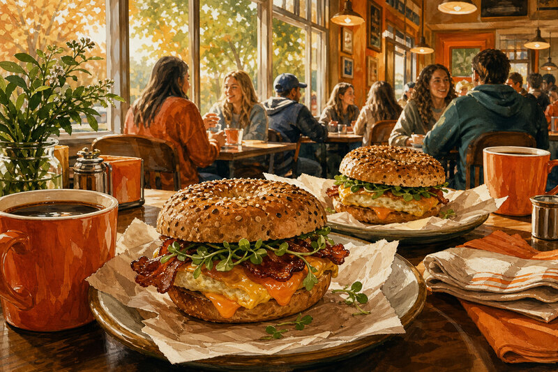 Breakfast before a Clemson campus visit