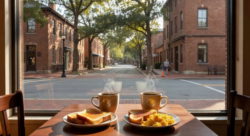 Breakfast before a Clemson campus visit