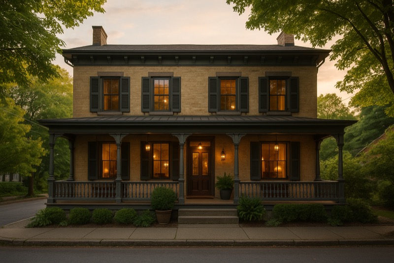 Historic inn and river-town stay vibe in Cold Spring