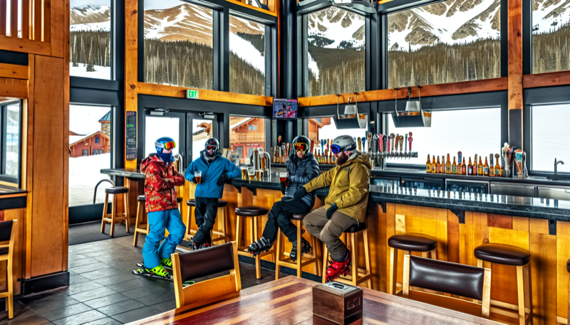 Après-ski dining and margaritas at Donita's Cantina in Crested Butte