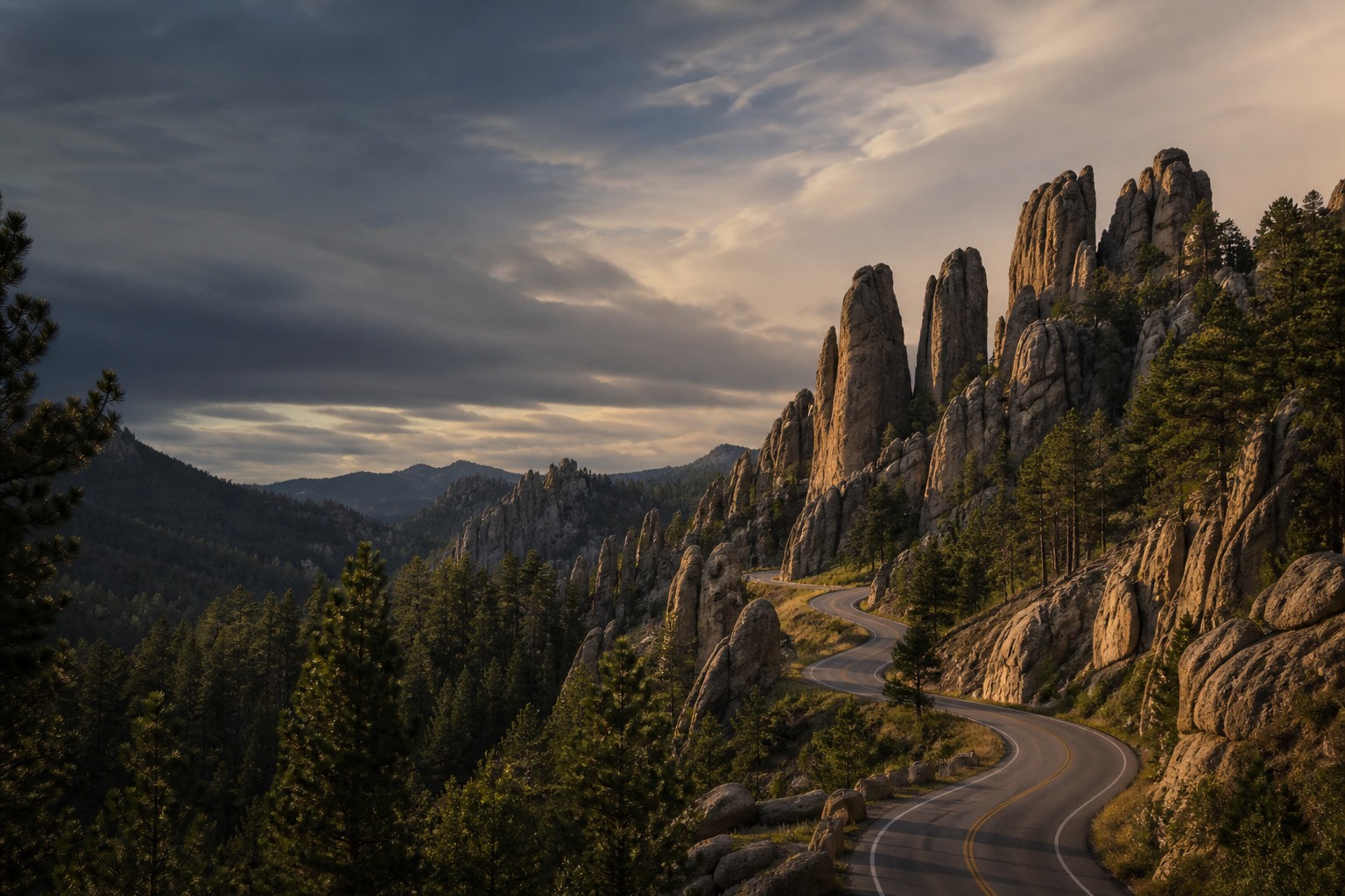 Custer itinerary scene