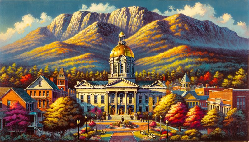 Dahlonega town square