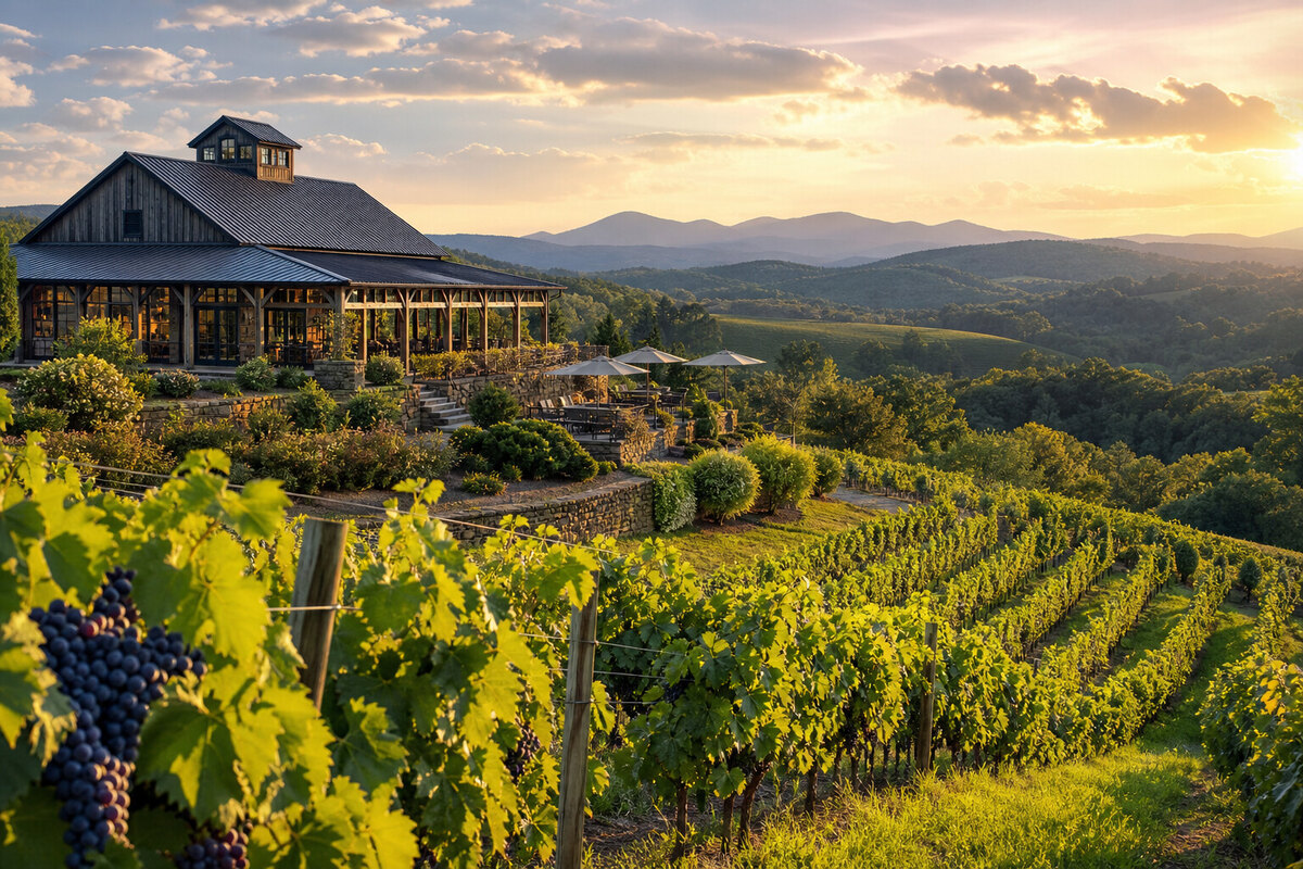 Dahlonega mountain vineyard hero