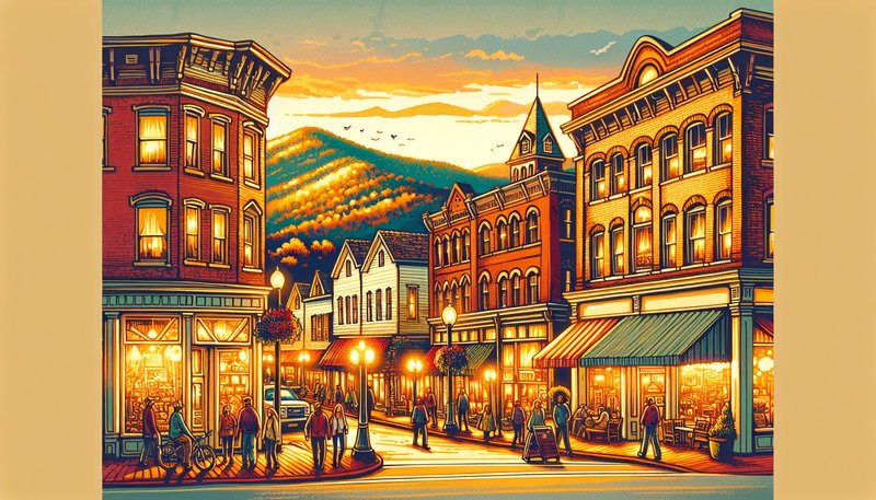 Downtown Dahlonega shops and dining