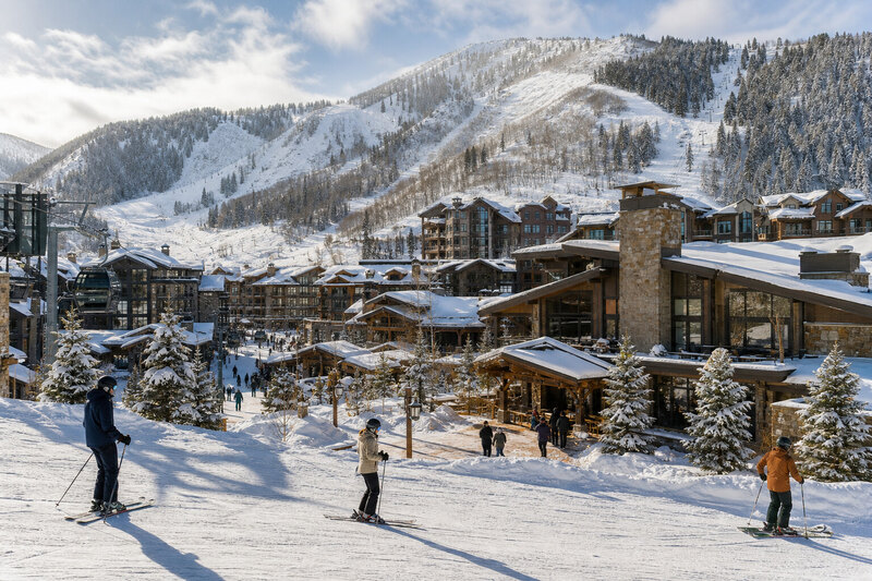 Deer Valley East Village winter lift access