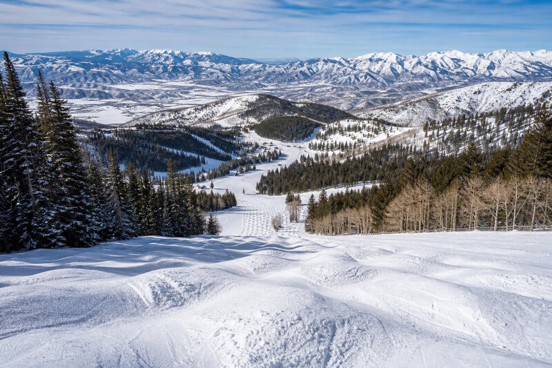Freestyle moguls-style course at Deer Valley