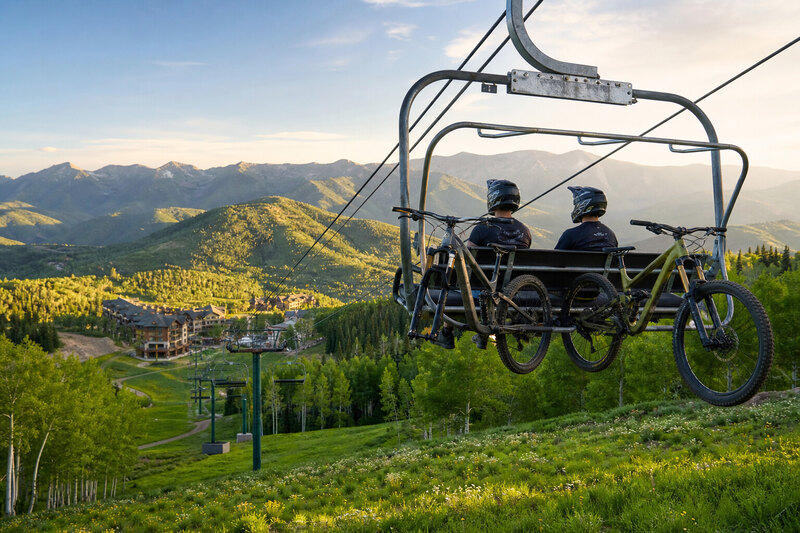 Lift-served mountain biking at Deer Valley