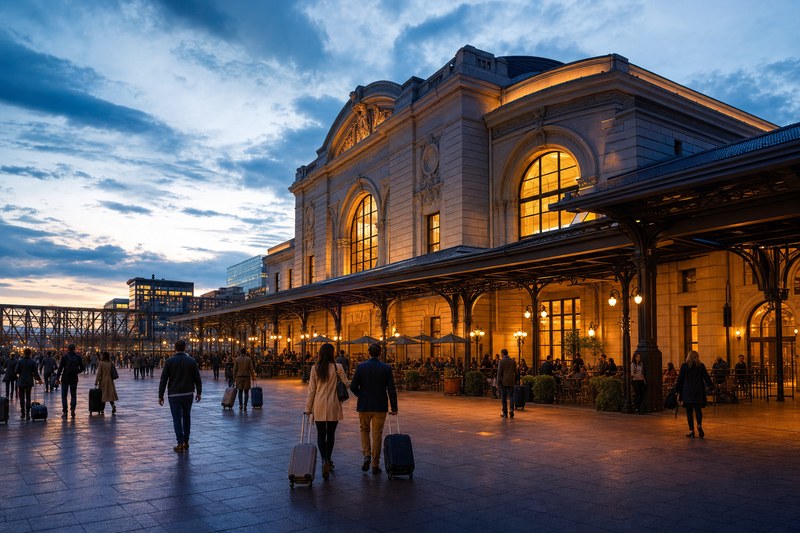 Denver Union Station at the beginning of a city stay