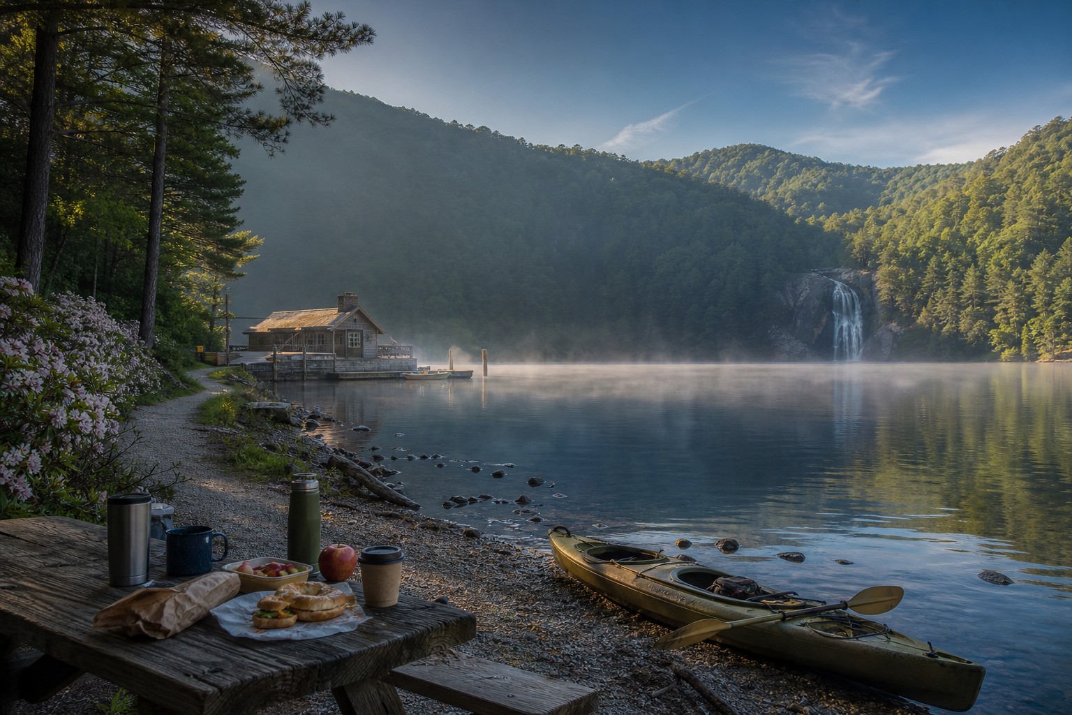 Devils Fork itinerary scene