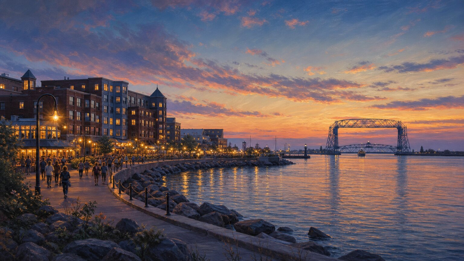Duluth weekend scene