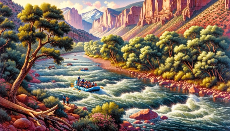 Animas River rafting Durango