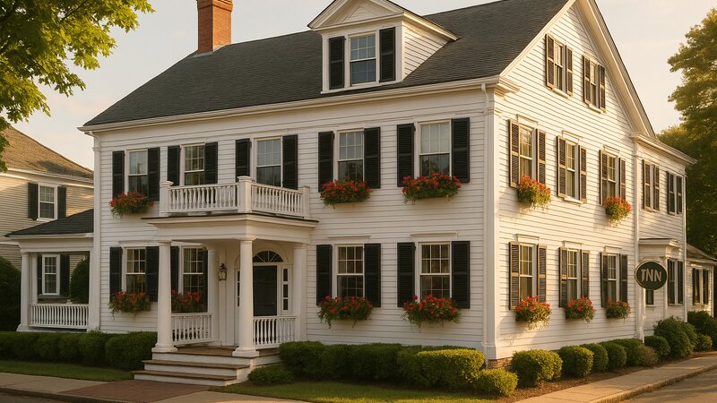 Inn exterior in Edgartown