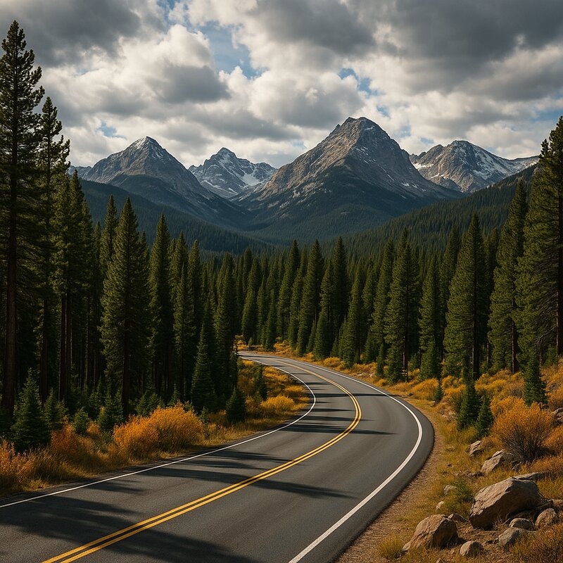 Rocky Mountain National Park scenic overlook from an Estes Park trip