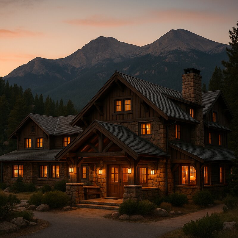 Downtown Estes Park for town-first hotel stays