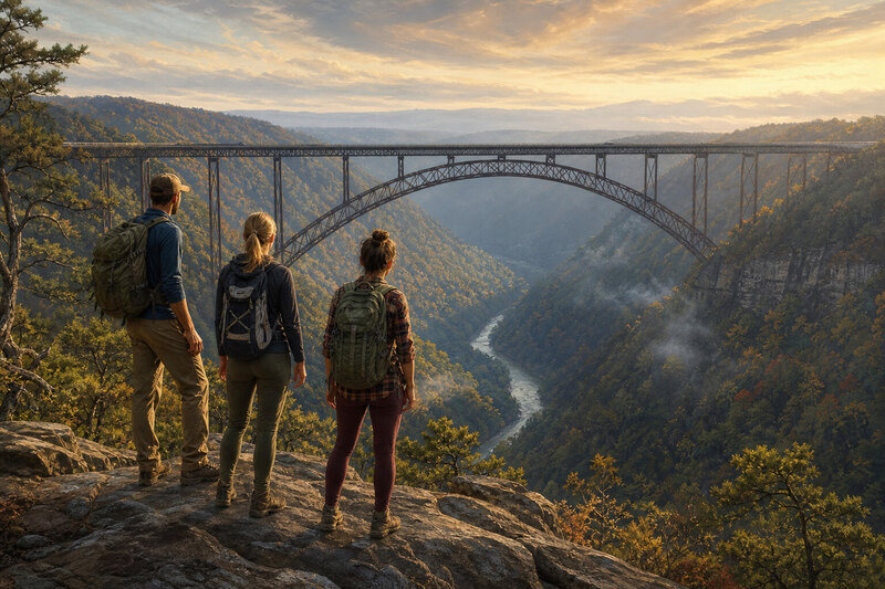Long Point overlook in New River Gorge