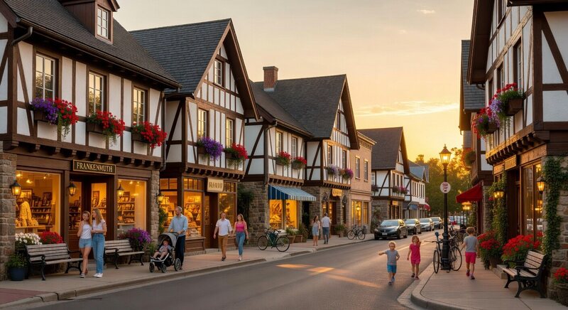 Frankenmuth Bavarian-style Main Street