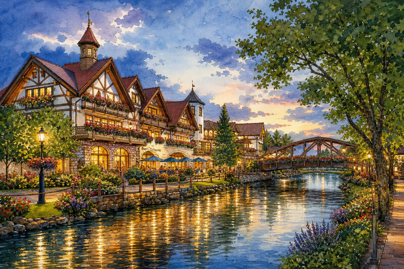 Bavarian-themed Frankenmuth lodging
