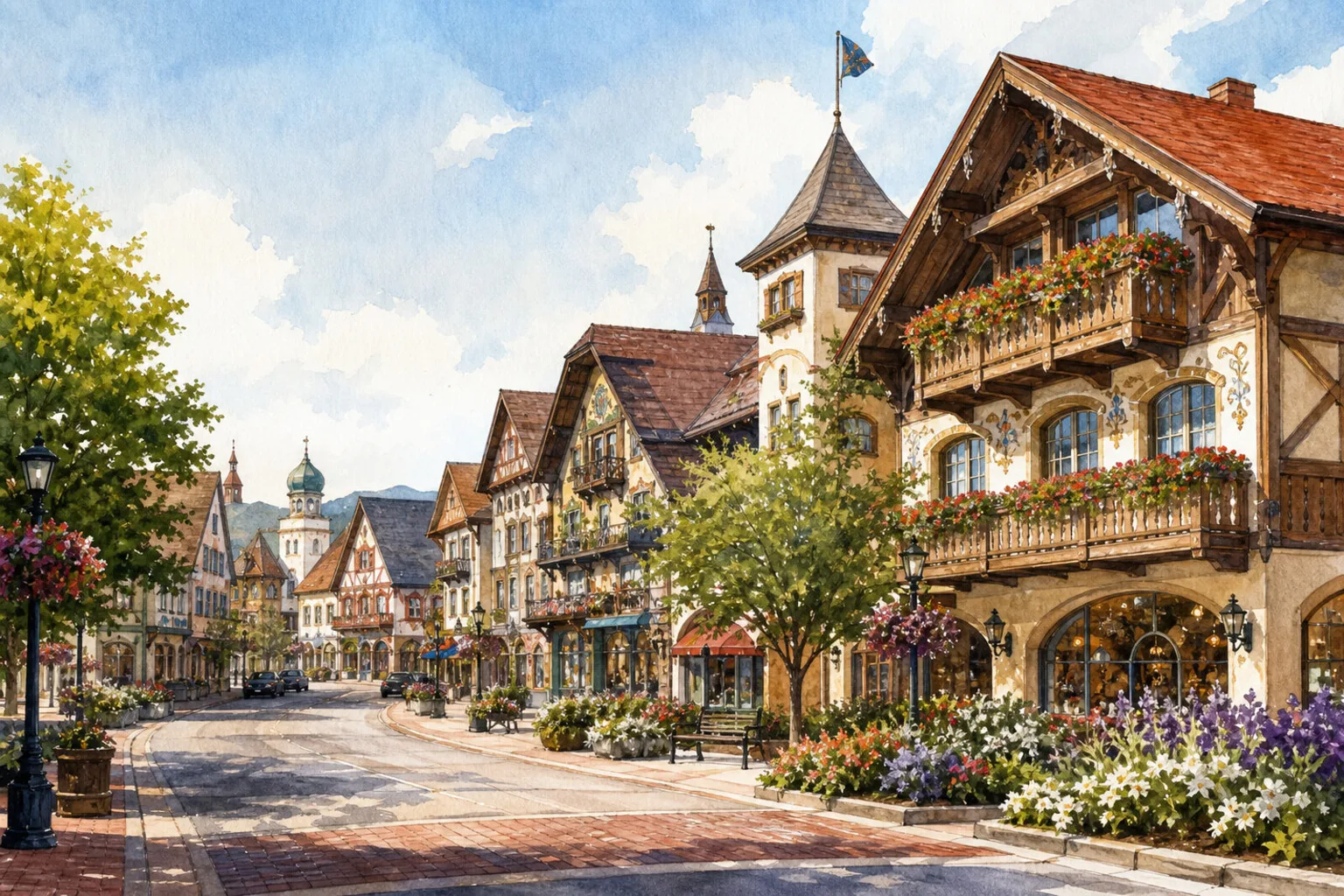 Frankenmuth weekend scene