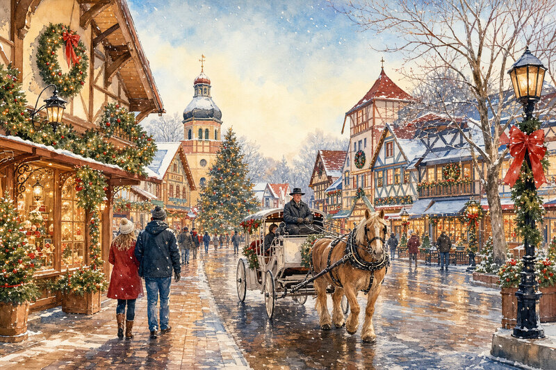 Frankenmuth Christmas lights