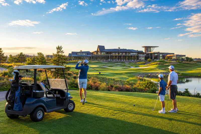 PGA-style Frisco golf morning
