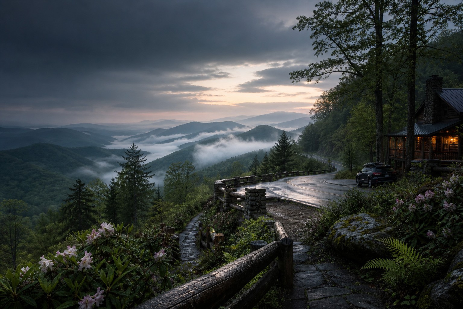 Gatlinburg itinerary scene